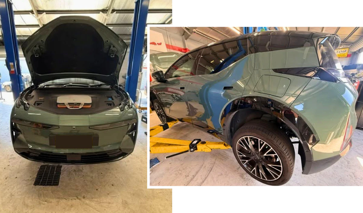 Zeekr X EV body in for a car service at Marks Mechanics in Garbutt, QLD
